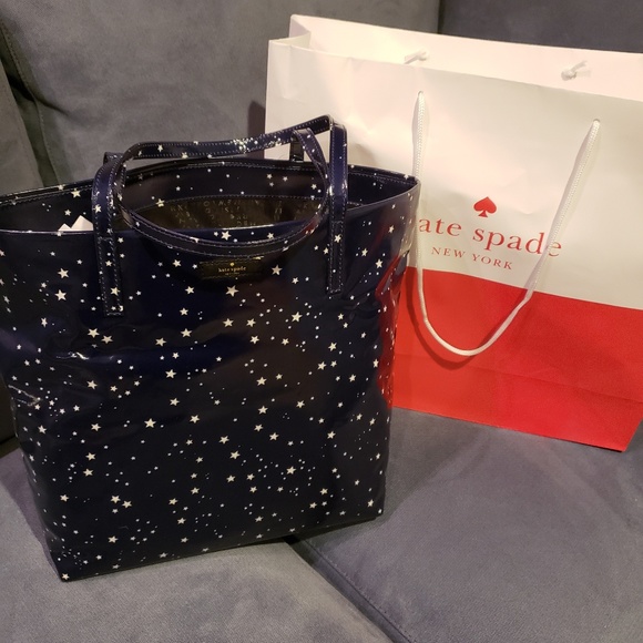kate spade Handbags - New!! Kate Spade Night Sky Rich Navy tote